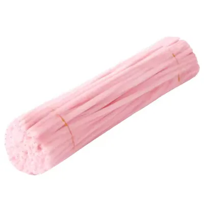 6MM*300MM DIY Craft Supplies Soft Bendable Chenille Stems Fuzzy Sticks for Kids Art Projects Decorative Flowers & Plants