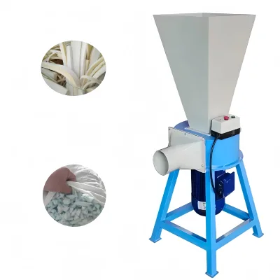 50-60 Kg/h Shredded Memory Foam Pillow Filling Machine Contour Sponge Production Cutting Machine