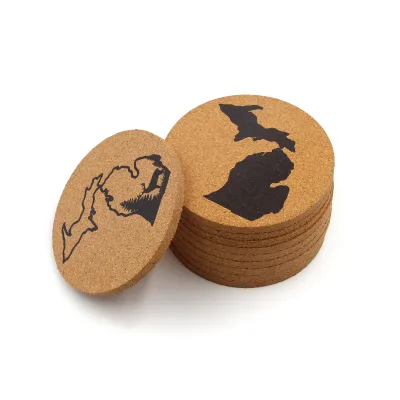 Free Custom Design Table Mat and Coasters High Quality Table Mats Coasters Custom Cork Coaster