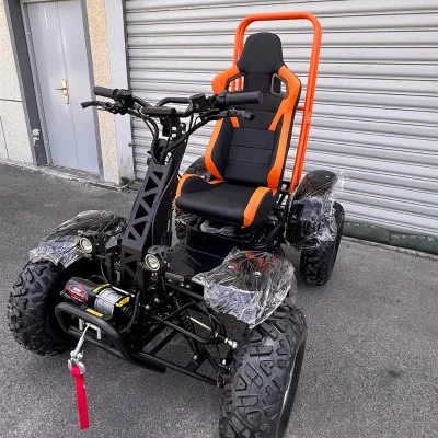 6000W Heavy Duty Outdoor Electric Scooter for Mountain Sand Mud Snow Terrain