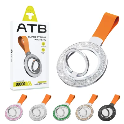 YOUGE Quick Release Magnetic Ring - Easily Detachable for Wireless Charging, Strong Neodymium Magnets