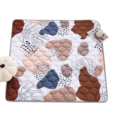 Modern Cross-Border for Baby Play Mat Thickened Crawling Mat for Children Non-Slip Cotton Floor Mat Novelty Pattern for Home