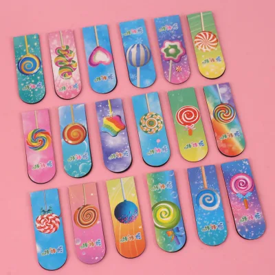 Eco-friendly Customized Color Logo Anime Cartoon Custom Magnetic Bookmark