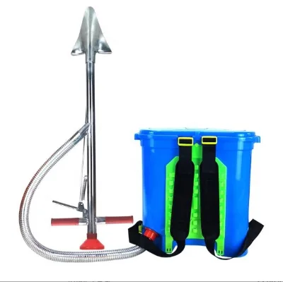 Wholesale farm machinery Stainless Steel Cover Shovel Agricultural Innovative 50L Knapsack Granular Fertilizer Seer Applicator