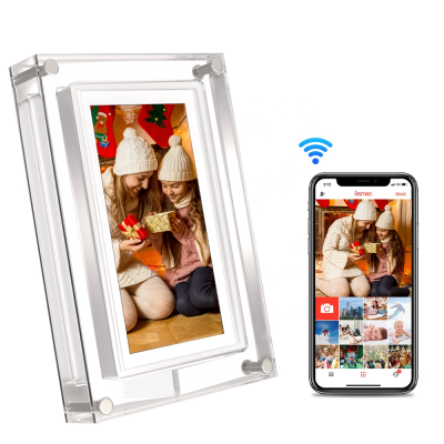 5-inch Wi-Fi Digital Photo Frame, IPS Screen, HD Picture & Video Playback, Ideal for Business Advertising Factory Wholesale