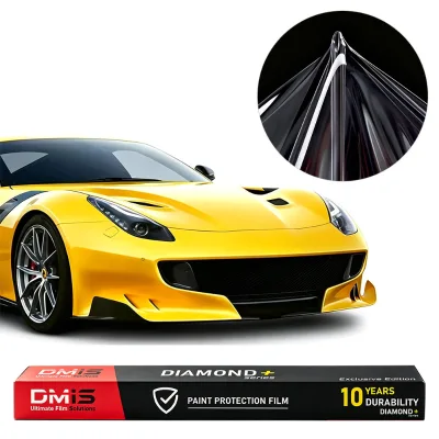 Self Healing PPF Clear Bra Paint Protection Film TPU 8 Mil Glossy Anti Scratch, Hydrophobic Car Film for SUV