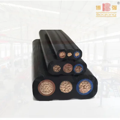 Boqiang JHS Series Waterproof Rubber Flexible Submersible Pump Cable 300/500V Pure Copper Solid Conductor Custom Length Deep