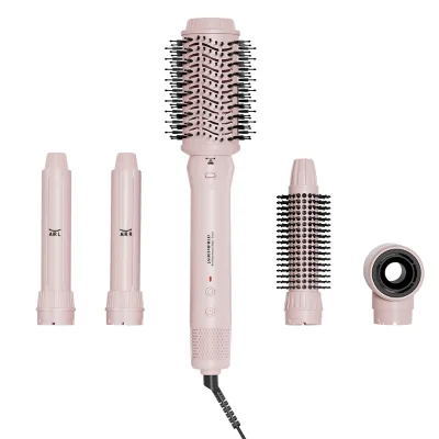 Ionic Technology High-Speed Negative Ionic Hair Dryer Brush Curling Plastic Protective Electric Household Tool Blow Dryer Brush