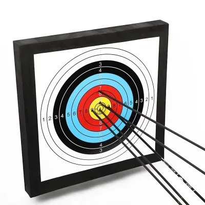 Archery Target Multi-Layer Straw Shooting Target Square Round Reusable Arrow Target for Outdoor Practice Competition Custom Logo