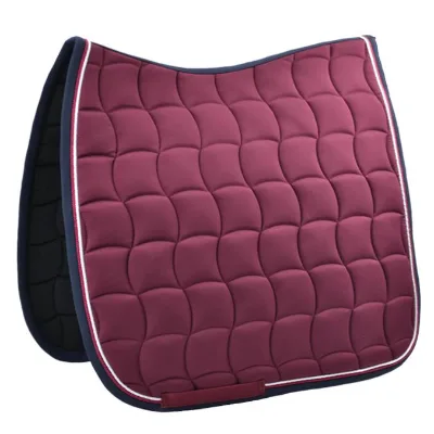 New Arrival Horse Equipment Cotton Moisture Wicking Saddle Pad Sets Saddle Blankets Equestrian Saddle Pads