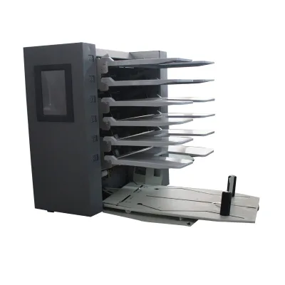 Factory Direct Price 6 Bins Book Collating Machinery Collator With Booklet Maker
