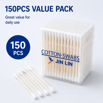 Compostable Paper Stick Cotton Bud for Skin Care Oil Cleansing