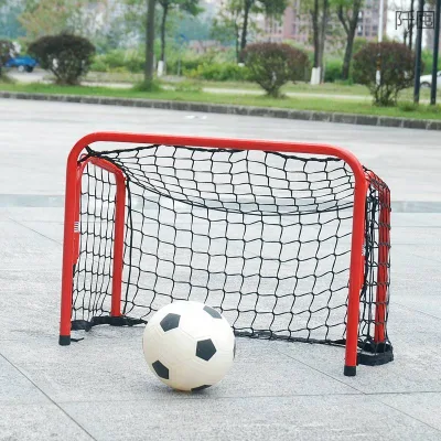 Portable Easy Assembly Lightweight 90*60*40CM Small Hockey Goals Portable Ice Hockey Goal Toys With Net for Kids