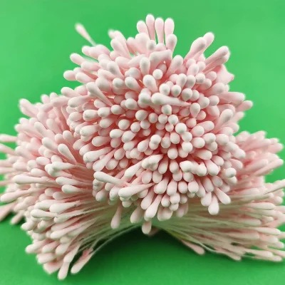 Flower Stamens DIY Handmade Vintage Hairpin Blossom Artificial Flower Match Head Handmade Craft Artificial Flower Stamen