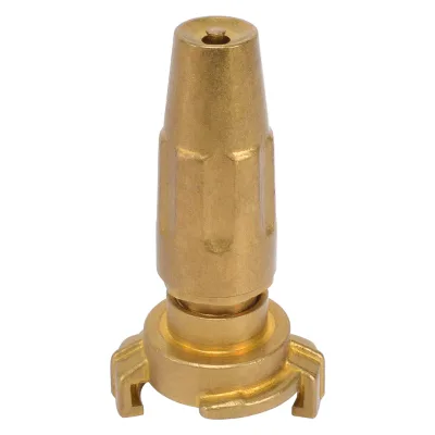 Hand Adjustable Brass Nozzle with Universal Quick Coupler