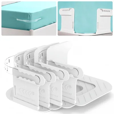 NEW Heavy Duty Bedsheet Corner Tightener Clips High-quality Materials Durable and Reliable Bed Sheet Grippers for Protector