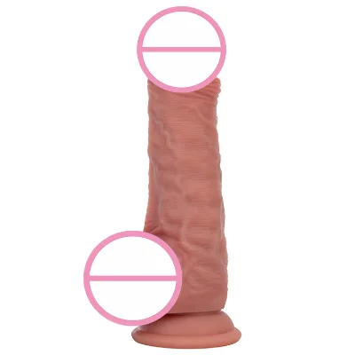 Real Touch Silicone Dildo Vibrator with Wireless Remote Control for Women
