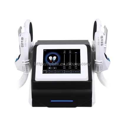 EMS RF 2 in 1 Machine Portable, with 2 Hand Pieces 4 Handled 10.4-inch Screen Slimming Machine Devices Beauty Muscle Instrument
