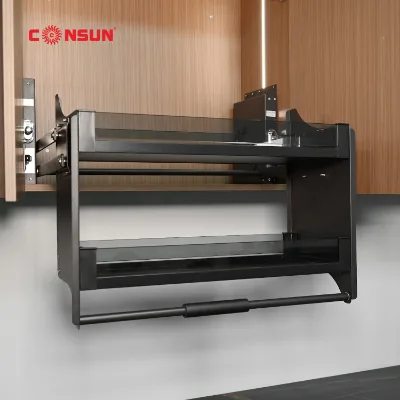 Pull Down Shelf Kitchen Lift Basket Cabinet Automatic Basket Elevator Basket Drawer