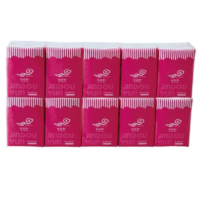 Cheap Price 1/4 Folding 3 Ply Pocket Tissue 4ply Soft Custom Pocket Tissue Pack