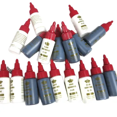 HIGH QUALITY Weaving Bonding Glue for Hair Extensions Black and White Color