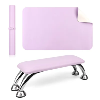 Detachable Nail Art Accessories Tool Arm Pillow Leather Cushion Arm Rest for Nails