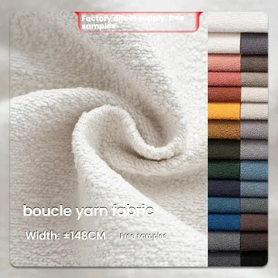 Polyester Jacquard Plain Chenille Woven Medium Weight Teddy Plush Toy Fabric Internet Famous Sofa Cushion Bay Window Fabric
