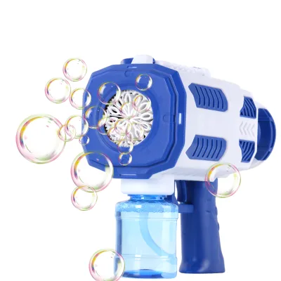 10-Hole Automatic Bubble Shot Gun Unisex Kids Electric Bubble Toy