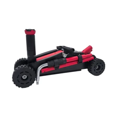 2.5 Ton Floor Jack Heavy Duty Low Profile Car Jack with Rugged Wheels for Vehicle Tire Repair and Lifting Work