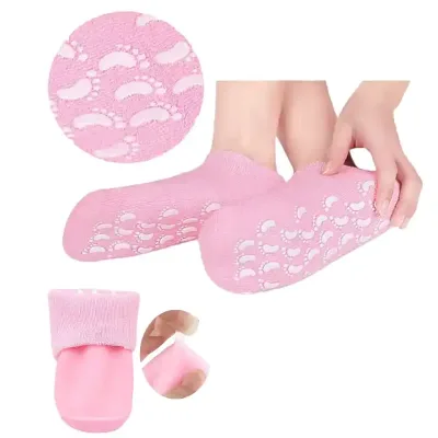 Hot Selling Toe Gel Lined Foot Moisturizing Socks Infused Fuzzy Hydrating Socks for Women & Men