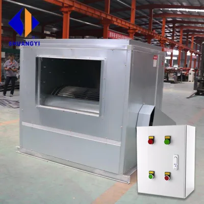 Ultra Low Noise High Pressure Cabinet Centrifugal Exhaust Fan with Color Coated Steel FRP GRP Casing for Office Workshop