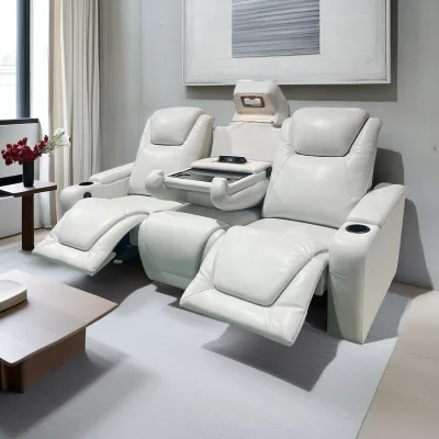 Luxury One-Seat Electric Recliner Armchair for Home Living Room Villa Theater Cinema & Basement Seating