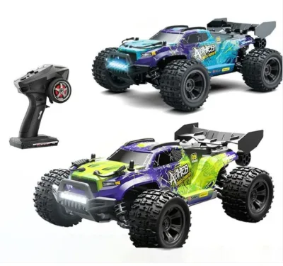 SCY 18101 1/18 2.4G RC Off Road Vehicle PVC Body Electric Monster Truck Model High-Speed RC Car Brushed Version with LED Lights