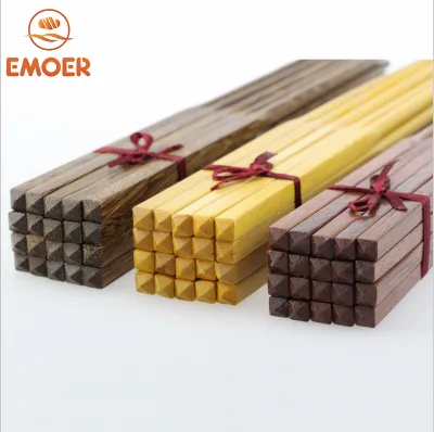 Spot Lacquerless Waxless Eco-Friendly Classic Business Gifts Yellow Rosewood Wooden Chopsticks Chicken Wing Style