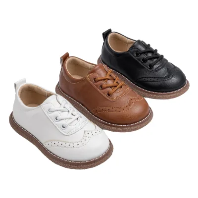 Unisex Kids Sneakers Durable Comfortable Lightweight Breathable Anti-Slippery with PU Upper and PVC Sole for Girls Everyday Wear