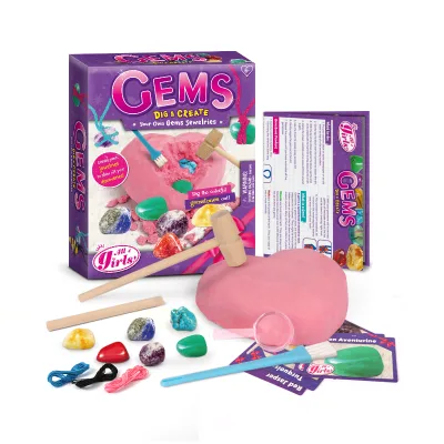 STEM TOY GEMS DIG & CREATE DIGGING TOY for KID EDUCATIONAL TOY for CHILDREN