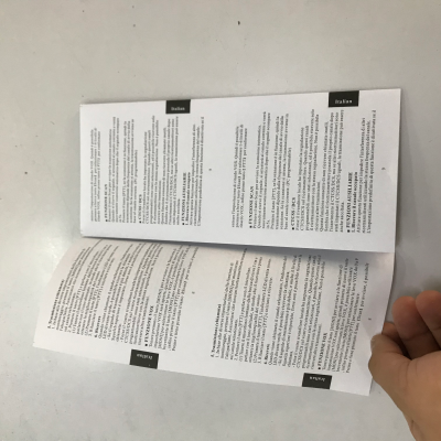 Custom Mini Booklet Printing Service Folded User Manual Products Guidelines Print Instruction Booklet