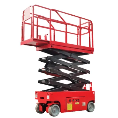 2024 KAD HOT SALE 10 Meter Self-propelled Mobile Lift Hydraulic Scissor Lift Aerial Lift Table for Glass Curtain Wall Cleaning