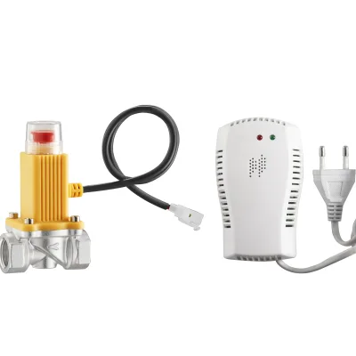 HEAPE HP-SVD Series Gas Solenoid Valve with Leak Detector, Emergency Auto-Shut Off Safety Valve Multi-Size Options
