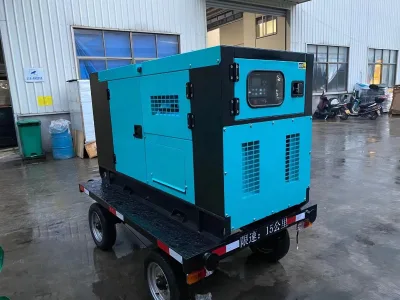 Binshi 1 Phase 3 Phases 20-200kVA Silent Diesel Generator with Trailer Water Cooling 50/60Hz for Commercial Mining Farm