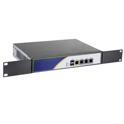 Fanless PfSense Firewall Soft Router Mini PC Quad Core J1900 4 Nic Gigabit Ethernet Computer Network Appliance 4GB Ram 64GB SSD