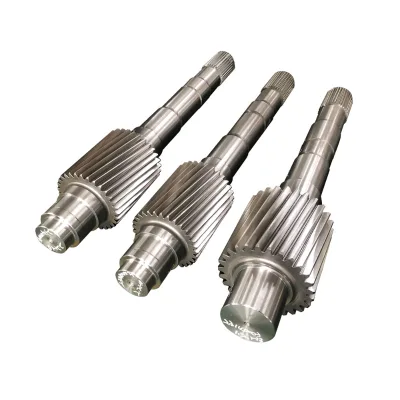 Custom High Precision ISO9001 Certified Steel Helical Gear Shaft Spline End for Industrial Equipment Reducer Assembly DB Gearbox