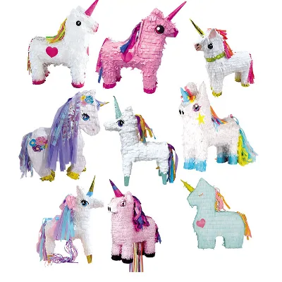 New 2024 Wholesale Custom Pinata Toys Designs Party Favor Kid Happy Birthday Party Pinata Paper Pinata