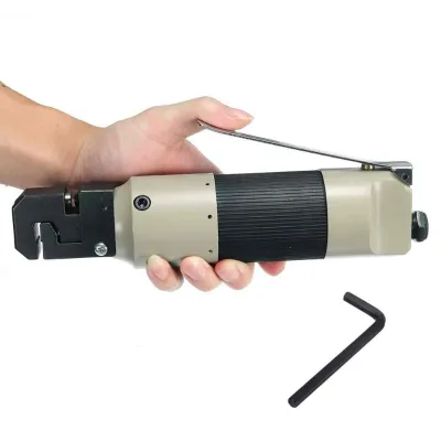 TY94512 Pneumatic Puncher & Flanger Air Tool kit and Flange Tool Head Rotates 360 Degree for Easy Operation