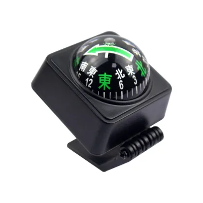 New Universal ABS Compass Car Accessory Portable Sphere Compass with Pointer Dial Display