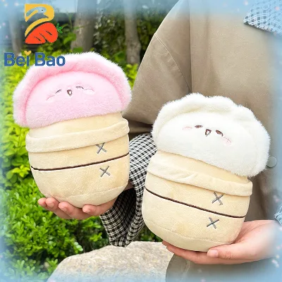 Plush Toy Manufacturer Peluches Dumpling Shape Custom Logo Soft PP Cotton Filled 15cm-30cm Claw Machine Plush Toys