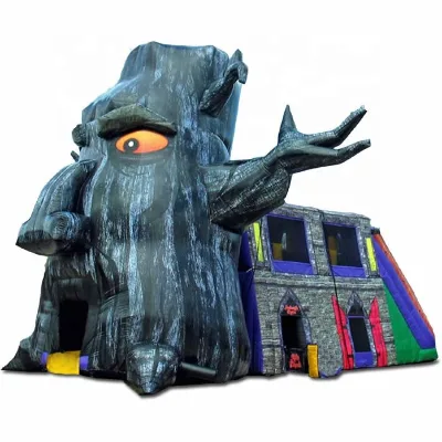 New Design Enchanted Forest Obstacle Course Inflatable 2-story Double-decker Castle for Sale