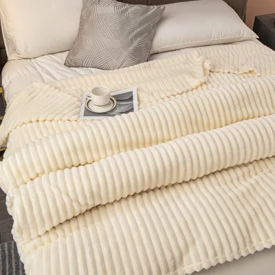 Double Layer Blanket Cotton Waffle Weave Blanket Soft Throw Blanket