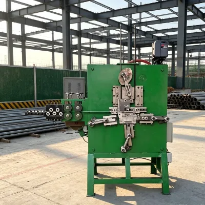 High Efficient Automatic Metal Strapping Buckle Making Machine 0.6-1.1mm Raw Material for PP Fiber Packing Strap Production