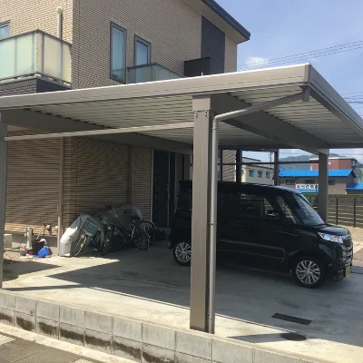 Aluminum PV Solar Carport Structure Waterproof Commercial & Outdoor Use 15-20 Year Warranty